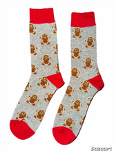 Load image into Gallery viewer, Gingerbread Men Socks