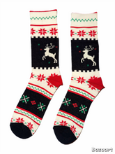 Load image into Gallery viewer, Reindeer Christmas Socks