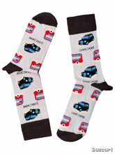 Load image into Gallery viewer, London Bus & Black Taxi Socks