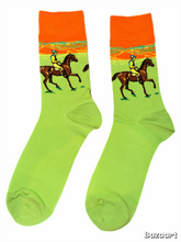 Load image into Gallery viewer, Horse Racing Socks