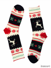 Load image into Gallery viewer, Reindeer Christmas Socks