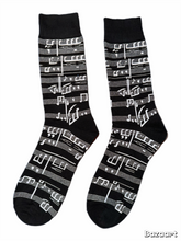 Load image into Gallery viewer, Music Notes Socks