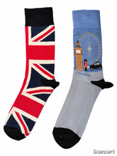 Load image into Gallery viewer, Union Jack & London Scene Odd Socks