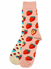 Load image into Gallery viewer, Strawberries Odd Socks