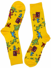 Load image into Gallery viewer, Yellow Keith Haring Style