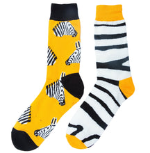 Load image into Gallery viewer, Zebra Odd Socks