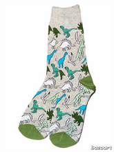 Load image into Gallery viewer, Dinosaur Socks
