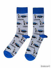 Load image into Gallery viewer, London Black Taxi Socks
