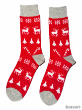 Load image into Gallery viewer, Festive Pattern Socks
