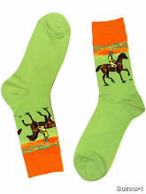 Load image into Gallery viewer, Horse Racing Socks
