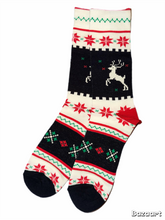 Load image into Gallery viewer, Reindeer Christmas Socks
