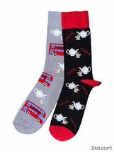Load image into Gallery viewer, Tea &amp; London Odd Socks
