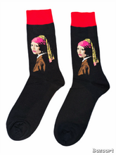 Load image into Gallery viewer, Girl with a Pearl Earring Socks
