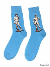 Load image into Gallery viewer, Statue of David Socks
