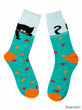 Load image into Gallery viewer, Kitten &amp; Fishbowl Socks
