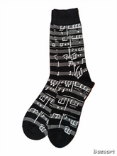 Load image into Gallery viewer, Music Notes Socks
