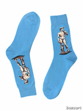 Load image into Gallery viewer, Statue of David Socks
