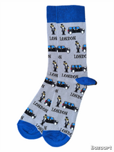 Load image into Gallery viewer, London Black Taxi Socks
