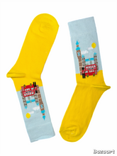 Load image into Gallery viewer, Tower Bridge &amp; London Bus Socks
