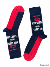 Load image into Gallery viewer, Keep Calm and Carry On Socks
