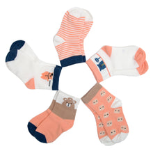 Load image into Gallery viewer, children&#39;s bear socks set of 5
