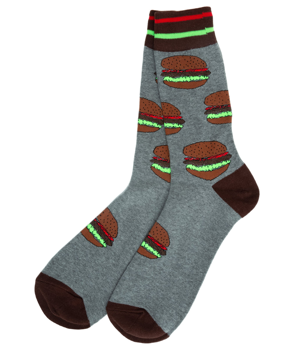 hamburger grey socks