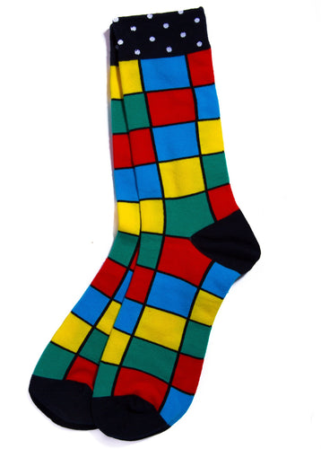 clown square socks