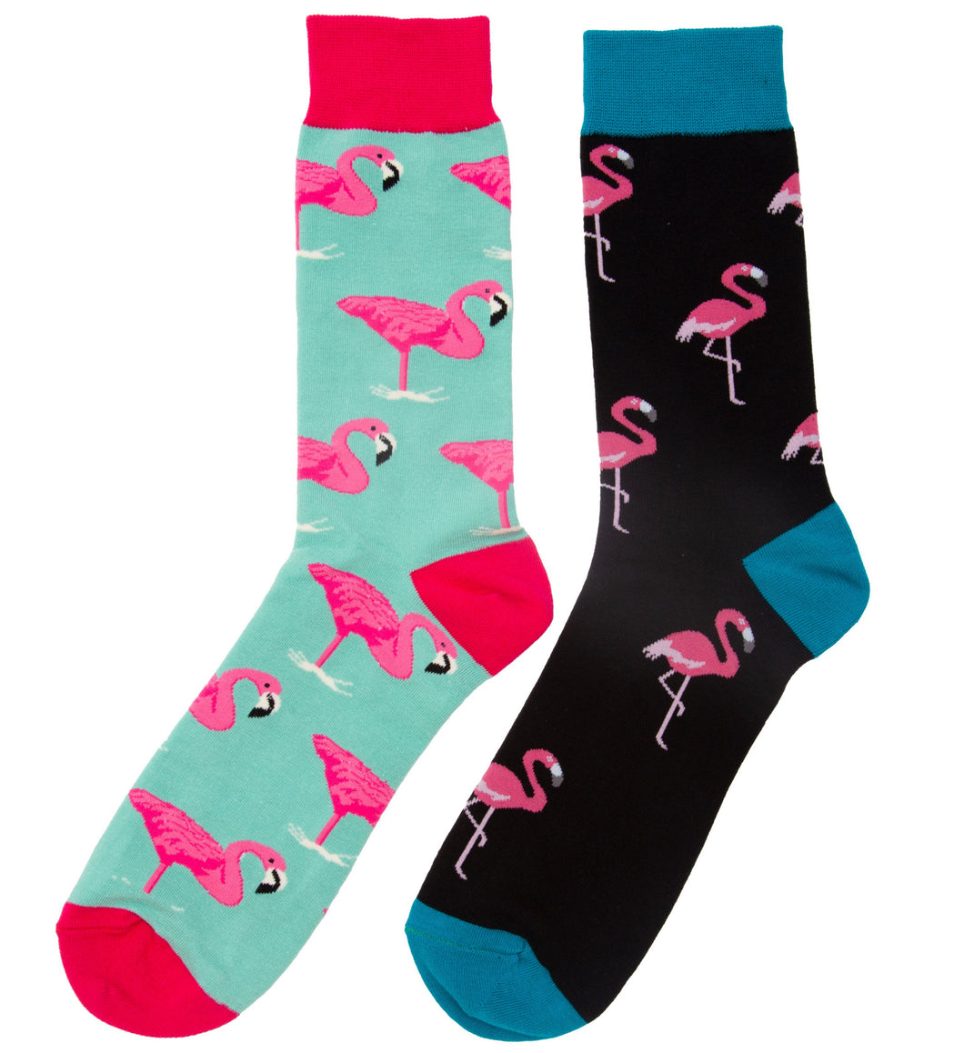 flamingo odd socks