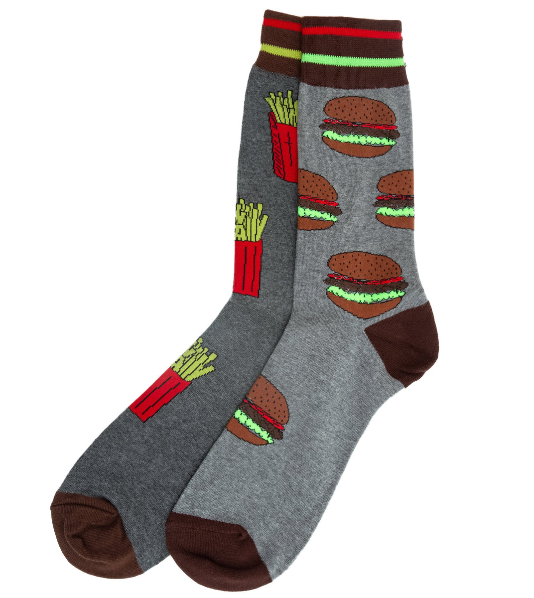 French Fry & Burger Odd Socks | The Ascot Sock Company