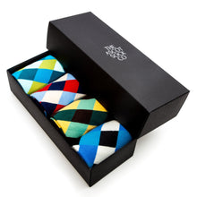 Load image into Gallery viewer, golf socks gift box black
