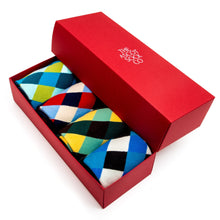 Load image into Gallery viewer, golf socks gift box red
