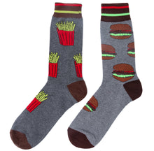 Load image into Gallery viewer, French Fry &amp; Burger Odd Socks
