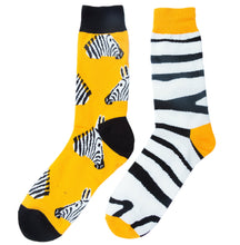 Load image into Gallery viewer, Zebra Odd Socks
