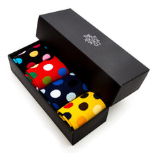 Load image into Gallery viewer, polka dot gift box socks
