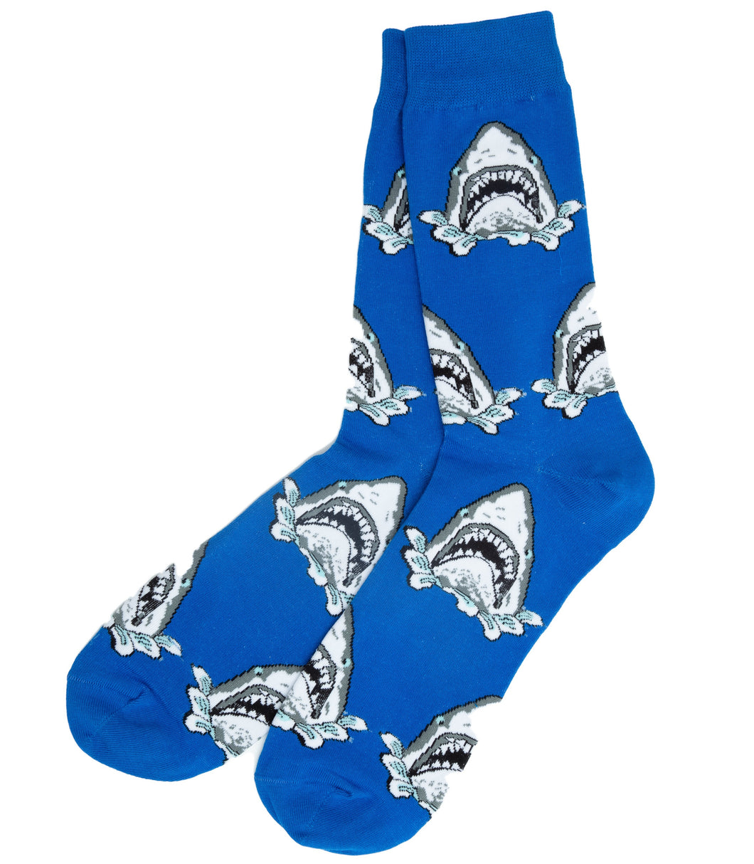 shark jaw socks